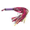 Mistress Barbie Flogger with two color falls and rhinestone rivets